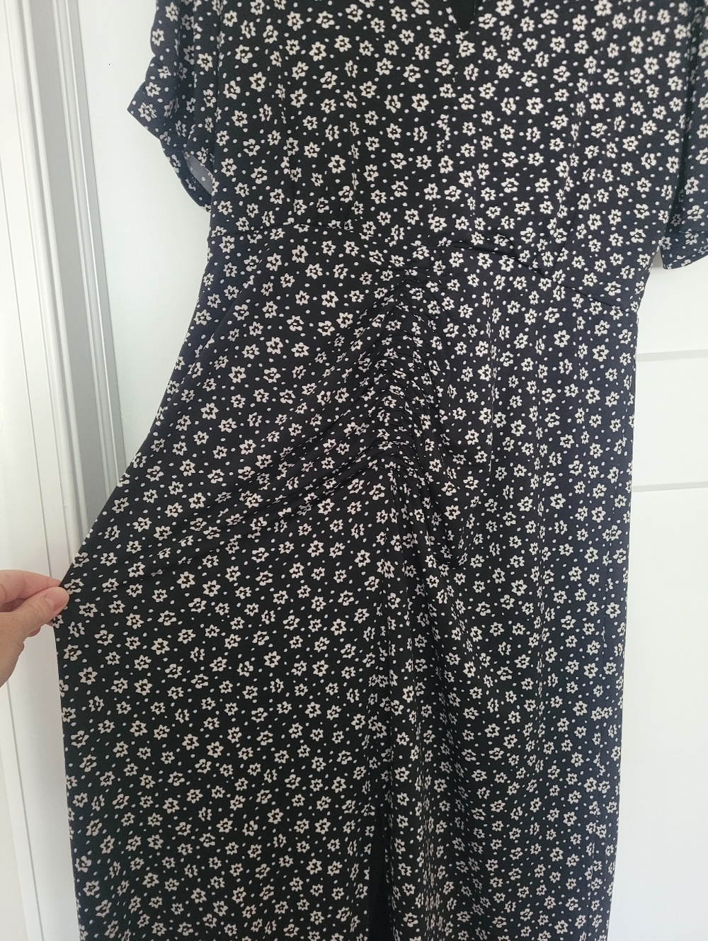 AFRM Dress With Ruching - Picture 3 of 5